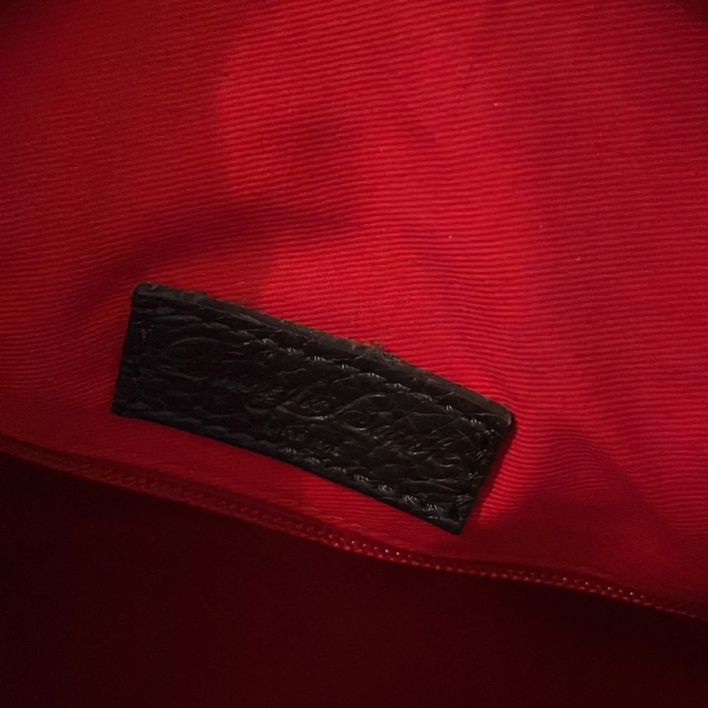 Dooney&bourke Navy Blue Pebbled Leather Florentine  Tassel Satchel 🔺FIRM🔺 - Picture 9 of 16